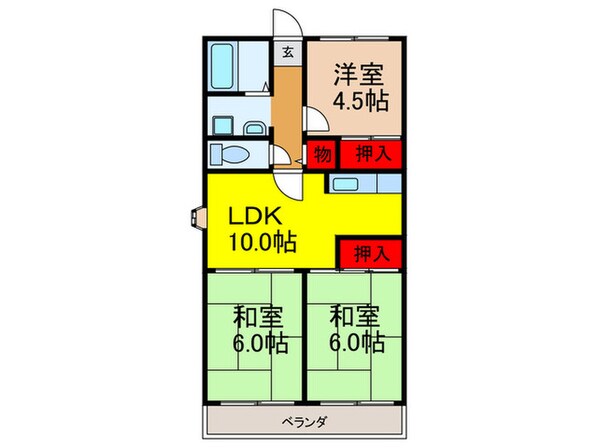 グランドメゾン浅田の物件間取画像